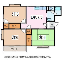 サンシャイン深澤3Bの物件間取画像